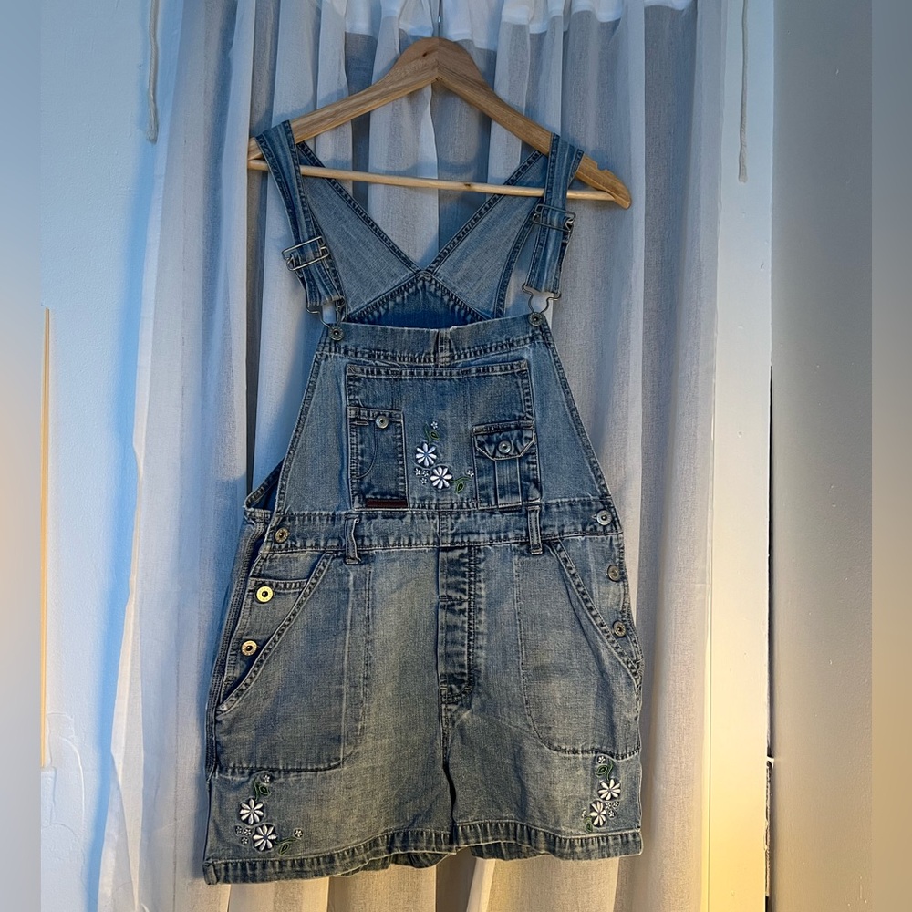 Route 66 Light Blue Denim Overalls